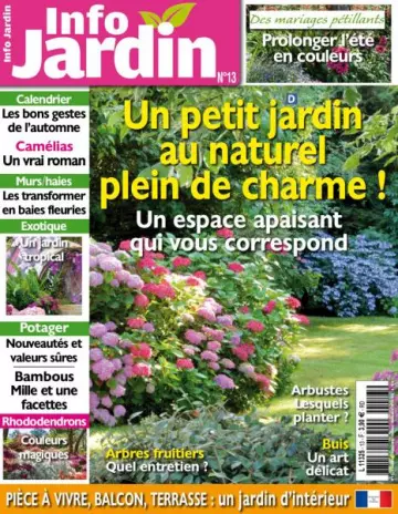 Info Jardin N°13 - Septembre-Novembre 2019