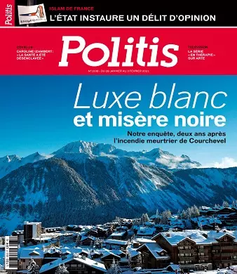 Politis N°1638 Du 28 Janvier 2021