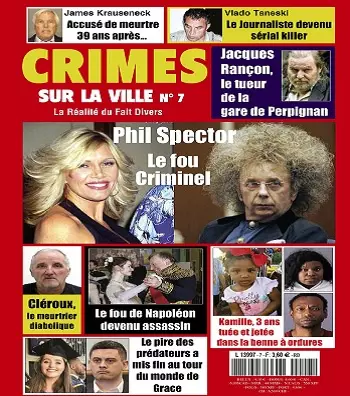 Crimes Sur La Ville N°7 – Mars 2021