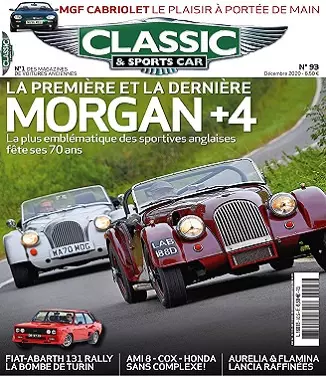 Classic et Sports Car N°93 – Décembre 2020