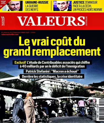 Valeurs Actuelles N°4448 Du 24 Février 2022