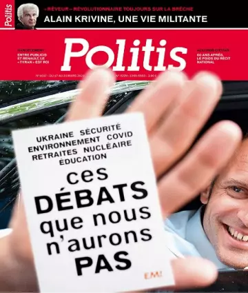 Politis N°1697 Du 17 au 23 Mars 2022