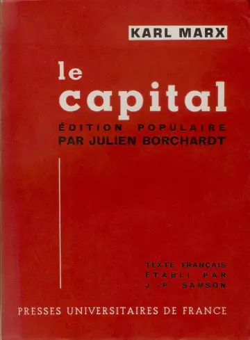 JULIEN BORCHARDT KARL MARX-LE CAPITAL