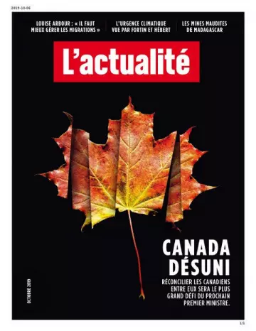 L'Actualité - Octobre 2019