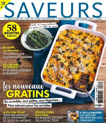 Saveurs N°287 – Septembre 2022