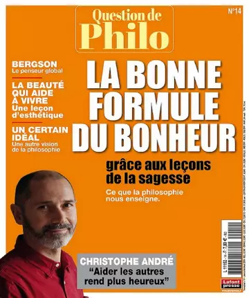 Question De Philosophie N°14 – Juin-Août 2019