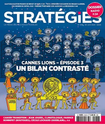 Stratégies N°2136 Du 30 Juin 2022