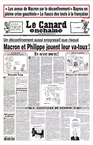 Le canard enchaîné N° 5190 du Mercredi 29 avril 2020 - Journaux