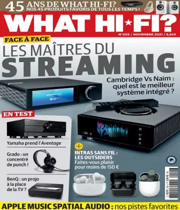 What Hi-Fi N°209 – Novembre 2021