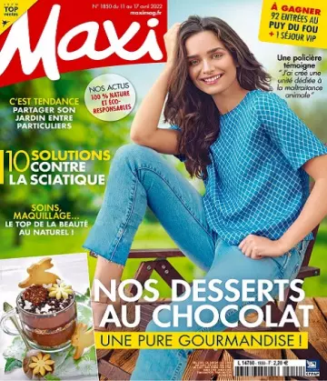 Maxi N°1850 Du 11 au 17 Avril 2022