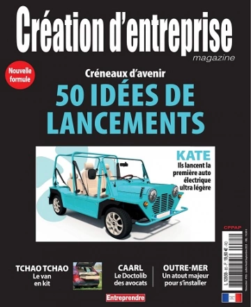 Création d’Entreprise N°85 – Juillet-Septembre 2023