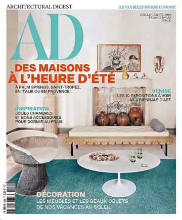 AD Architectural Digest N°155 – Juillet-Août 2019