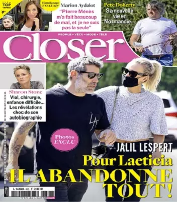 Closer N°825 Du 2 au 8 Avril 2021