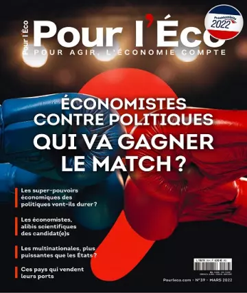 Pour l’Éco N°39 – Mars 2022