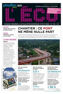 L'ÉCO N.724 - 26 Juillet 2024