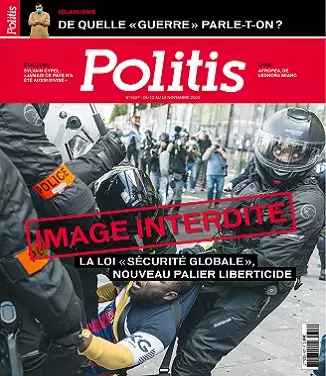 Politis N°1627 Du 12 au 18 Novembre 2020