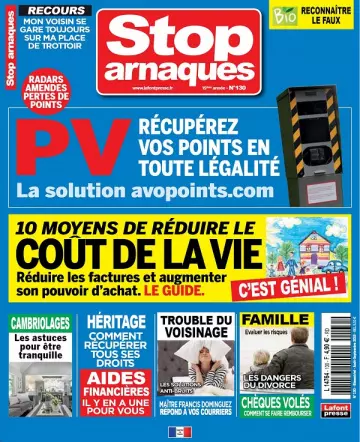 Stop Arnaques N°130 – Août-Septembre 2019