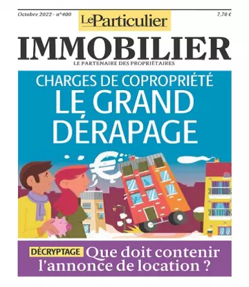 Le Particulier Immobilier N°400 – Octobre 2022