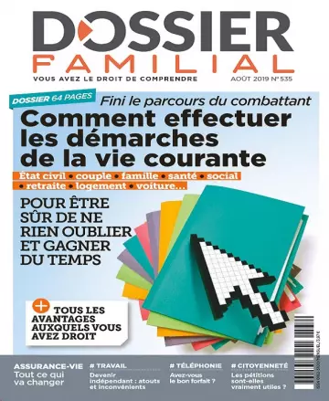 Dossier Familial N°535 – Août 2019