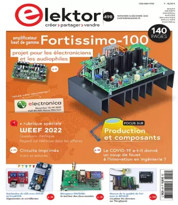 Elektor N°498 – Novembre-Décembre 2022