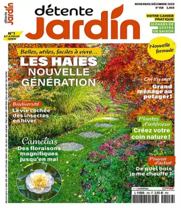 Détente Jardin N°158 – Novembre-Décembre 2022