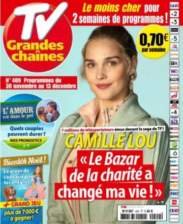 TV Grandes chaînes - 30 Novembre 2019