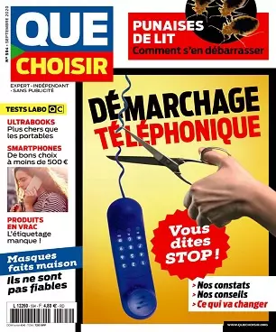 Que Choisir N°594 – Septembre 2020