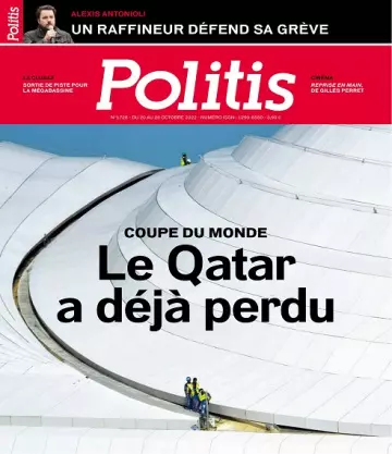 Politis N°1728 Du 20 au 26 Octobre 2022