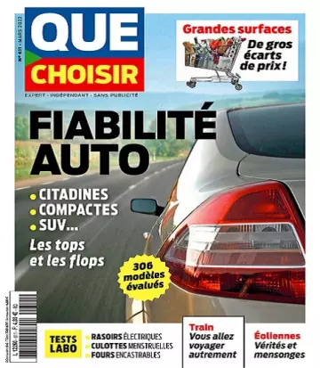 Que Choisir N°611 – Mars 2022