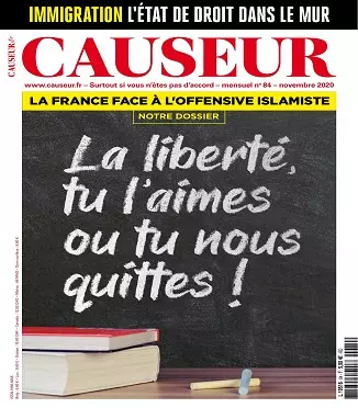 Causeur N°84 – Novembre 2020