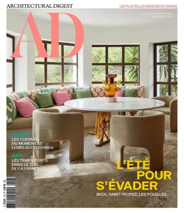 AD Architectural Digest N°173 – Juillet-Août 2022