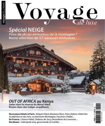 Voyage De Luxe N°90 – Janvier-Mars 2022