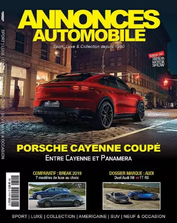 Annonces Automobile N°312 – Avril 2019