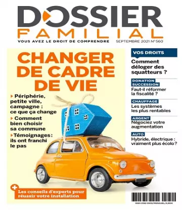 Dossier Familial N°560 – Septembre 2021