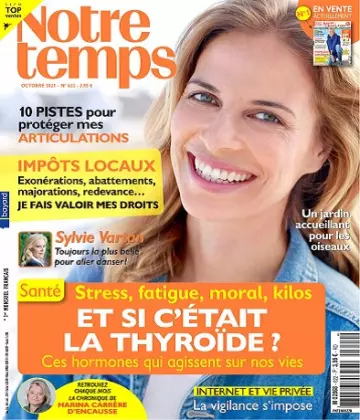 Notre Temps N°622 – Octobre 2021