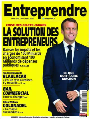 Entreprendre N°327 – Février 2019