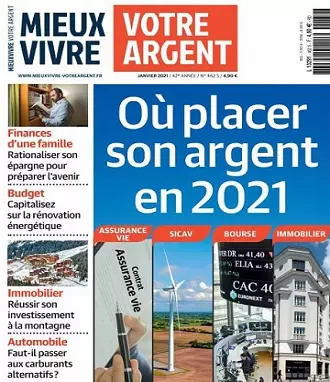 Mieux Vivre Votre Argent N°462 – Janvier 2021