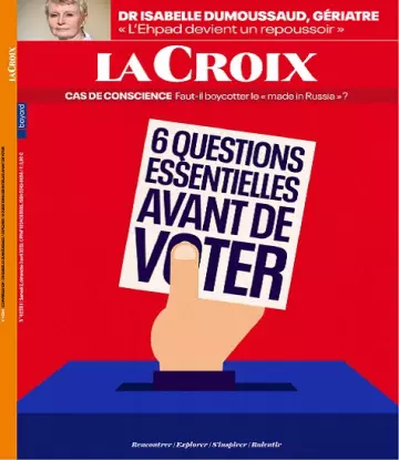 La Croix L’Hebdo Du 2-3 Avril 2022