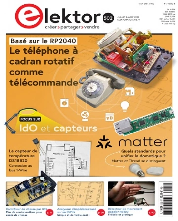 Elektor N°502 – Juillet-Août 2023