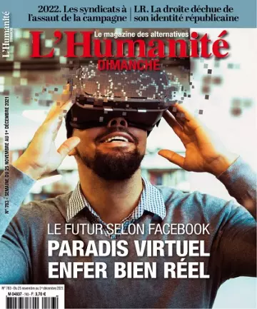 L’Humanité Dimanche N°783 Du 25 Novembre 2021