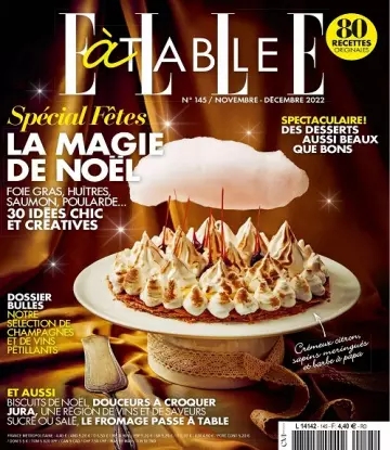 Elle à Table N°145 – Novembre-Décembre 2022