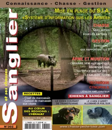 Sanglier et Ses Chasses N°302 – Avril 2022