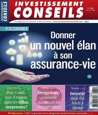 Investissement Conseils N°835 – Octobre 2020