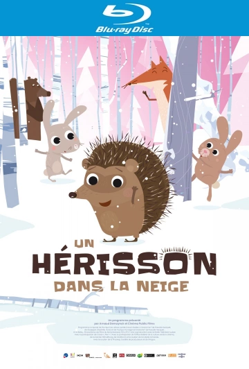 Un hérisson dans la neige