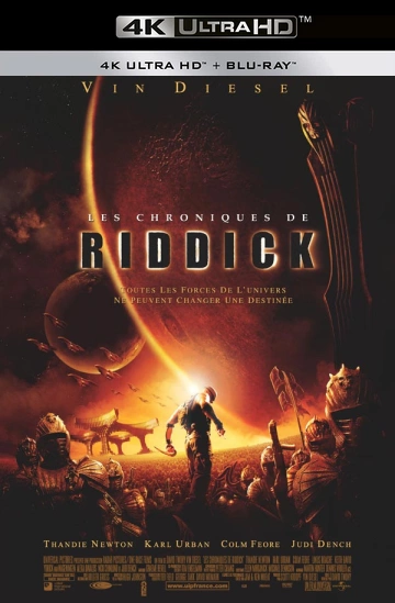 Les Chroniques de Riddick Theatrical Cut Open Matte - MULTI (TRUEFRENCH) 4K LIGHT